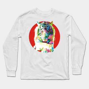 tiger smile Long Sleeve T-Shirt